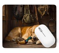 Tapis De Souris Animal Mouse Pad Petit 60 x 40 cm, Golden Retriever Tapis Souris Gamer, Base en Caoutchouc Imperméable et Antidérapante, Offrez-Vous Glisse Ultra-Douce pour Travail, Jeux p1j-37