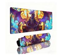 Tapis de Souris Animal Tapis de Souris XXL Dragon Mouse Pad 1000x500x3mm, Base Caoutchouc Anti-Dérapant, Améliore la Précision et la Vitesse, Texturée Résistant à Usure Lavable, Cadeaux Homme 0B-989