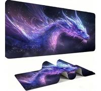 Tapis de Souris Animaux Dragon XXL 1000x500x3 mm Grand Tapis Souris Bords Cousus Imperméable Antidérapant Grand Accessoire Bureau étendu pour PC, Ordinateur Améliore Précision et Vitesse j0xk-913