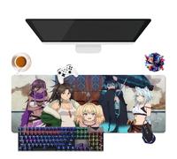 Tapis de Souris Anime Brilliant Healer's New Life in the Shadows | Tapis de Souris Imperméable Extra-Large | Base en Caoutchouc Antidérapante pour PC, Portable, e-Sport (2, 31.5" × 11.8" × 0.12")