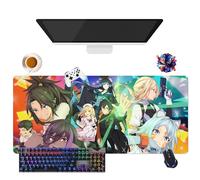 Tapis de Souris Anime Brilliant Healer's New Life in The Shadows | Tapis de Souris Imperméable Extra-Large | Base en Caoutchouc Antidérapante pour PC, Portable, e-Sport (3, 35.4" × 15.7" × 0.12")