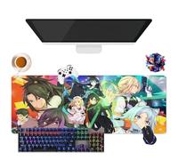 Tapis de Souris Anime Brilliant Healer's New Life in The Shadows | Tapis de Souris Imperméable Extra-Large | Base en Caoutchouc Antidérapante pour PC, Portable, e-Sport (3, 31.5" × 11.8" × 0.12")