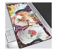 Tapis de Souris Anime Cardcaptor Sakura 800x300mm, Tapis de Souris Clavier, Grand Tapis de Souris de Jeu Professionnel XXL étendu avec Base en Caoutchouc de 3mm d'épaisseur, pour Ordinateur PC, F