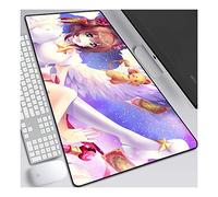 Tapis de souris Anime Cardcaptor Sakura 800x300mm, tapis de souris clavier, tapis de souris de jeu professionnel XXL grand étendu avec base en caoutchouc de 3mm d'épaisseur, pour ordinateur PC, V