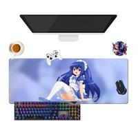 Tapis de Souris Anime Fairy Tail Lucy Erza Wendy Mirajane | Tapis de Souris Imperméable Extra-Large | Base en Caoutchouc Antidérapante pour PC, Portable, e-Sport (1, 31.5" × 11.8" × 0.12")