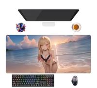 Tapis de Souris Anime Frieren Fern Beyond Journey's End | Tapis Gamer XXL (90 x 40 cm) | Base Antidérapante + Surface Douce | Parfait pour Bureau et Gaming (3)