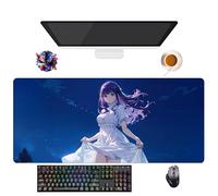 Tapis de Souris Anime Frieren Fern Beyond Journey's End | Tapis Gamer XXL (90 x 40 cm) | Base Antidérapante + Surface Douce | Parfait pour Bureau et Gaming (1)