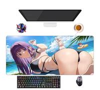 Tapis de Souris Anime Frieren Fern Beyond Journey's End | Tapis Gamer XXL (90 x 40 cm) | Base Antidérapante + Surface Douce | Parfait pour Bureau et Gaming (5)