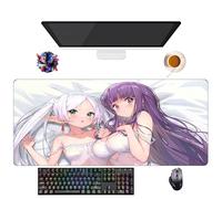 Tapis de Souris Anime Frieren Fern Beyond Journey's End | Tapis Gamer XXL (90 x 40 cm) | Base Antidérapante + Surface Douce | Parfait pour Bureau et Gaming (11)