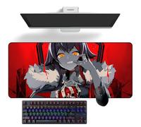 Tapis de souris Anime Hololive Ookami Mio Anime Tapis de bureau Grand tapis de souris en caoutchouc