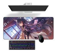 Tapis de souris Anime Hololive Ookami Mio Anime Tapis de bureau Grand tapis de souris en caoutchouc