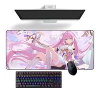 Tapis de souris Anime Honkai Impact 3ème Elysia Anime Tapis de bureau Grand tapis de souris Tapis de souris en caoutchouc