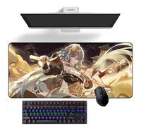 Tapis de souris Anime Honkai Impact 3rd Fu Hua Anime Tapis de bureau Grand tapis de souris Tapis de souris en caoutchouc