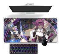 Tapis de souris Anime Honkai : Star Rail Kafka & Silver Wolf Tapis de souris Anime Tapis de souris Tapis de bureau Grand tapis de souris