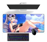 Tapis de souris Anime Honkai : Star Rail Silver Wolf Anime Tapis de bureau Tapis de souris Grand tapis de souris en caoutchouc
