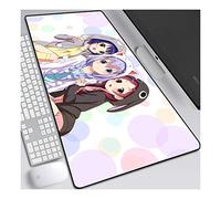 Tapis de Souris Anime Iittle Girl 800x300mm, Tapis de Souris pour Clavier, Tapis de Souris de Jeu Professionnel Grand XXL étendu avec Base en Caoutchouc de 3 mm d'épaisseur, pour Ordinateur PC, D