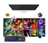 Tapis de Souris Anime JoJo's Bizarre Adventure | Tapis de Souris Imperméable Extra-Large | Base en Caoutchouc Antidérapante pour PC, Portable, e-Sport (7, 35.4" × 15.7" × 0.12")