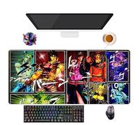 Tapis de Souris Anime JoJo's Bizarre Adventure | Tapis Gamer XXL (90 x 40 cm) | Base Antidérapante + Surface Douce | Parfait pour Bureau et Gaming (5)