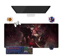 Tapis de Souris Anime Lord of Mysteries | Tapis de Souris Imperméable Extra-Large | Base en Caoutchouc Antidérapante pour PC, Portable, e-Sport | Protection Clavier et Souris (1)