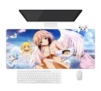 Tapis de Souris Anime Sora no Otoshimono Heaven's Lost Property Ikaros, Tapis Gamer XXL (90 x 40 cm), Base Antidérapante + Surface Douce (d)