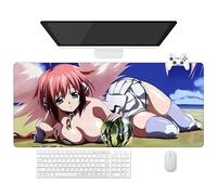 Tapis de Souris Anime Sora no Otoshimono Heaven's Lost Property Ikaros, Tapis Gamer XXL (90 x 40 cm), Base Antidérapante + Surface Douce (a)