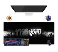 Tapis de Souris Anime Tarkov | Tapis de Souris Imperméable Extra-Large XL (35.4" × 15.7" × 0.12") | Base en Caoutchouc Antidérapante pour PC, Portable, e-Sport | Protection Clavier et Souris (4)