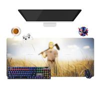 Tapis de Souris Anime Vinland Saga Thorfinn | Tapis de Souris Lavable Géant XL (35.4" × 15.7" × 0.12") | Prise Antidérapante + Bordures Renforcées | Surface Durable pour Jeux, Bureau et Maison (6)
