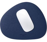 Tapis De Souris Antidérapant, Lavable Et Imperméable Pour Ordinateur (Bleu Lune Marine)