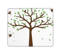 Tapis de souris arbre généalogique avec bords antidérapants en caoutchouc pour ordinateur portable, jeux de bureau et à domicile