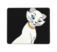 Tapis de souris Aristocats à bord en caoutchouc pour bureau, écriture et jeu