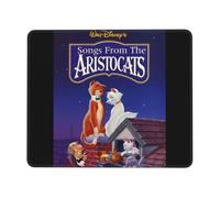 Tapis de souris Aristocats à bord en caoutchouc pour bureau, écriture et jeu