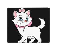 Tapis de souris Aristocats à bord en caoutchouc pour bureau, écriture et jeu