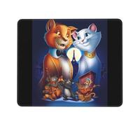 Tapis de souris Aristocats à bord en caoutchouc pour bureau, écriture et jeu