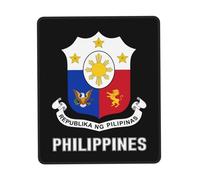 Tapis de Souris Armoiries des Philippines Drapeau des Philippines Tapis