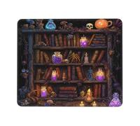 Tapis de Souris Art Gothique de sorcière avec des Livres occultes Tapis de