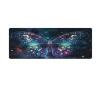 Tapis de Souris Art Star Butterfly 30x80cm Tapis de Souris Extensible pour Jeux vidéo capteurs Faible frottement antidérapant Accessoires de Jeu pour Mac et PC