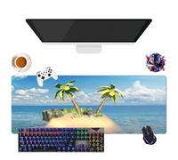 Tapis de Souris Astro Game Bot | Tapis de Souris Gamer XL | Usage Bureau, Étude & Maison | Base Antidérapante + Surface Douce (3, 31.5" × 11.8" × 0.12")