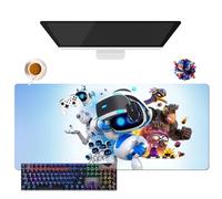 Tapis de Souris Astro Game Bot | Tapis de Souris Gamer XL | Usage Bureau, Étude & Maison | Base Antidérapante + Surface Douce (2, 35.4" × 15.7" × 0.12")