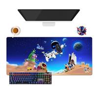 Tapis de Souris Astro Game Bot | Tapis de Souris Gamer XL | Usage Bureau, Étude & Maison | Base Antidérapante + Surface Douce (1, 35.4" × 15.7" × 0.12")