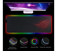 Tapis De Souris ASUS ROG pour ordinateur De jeu, accessoire De bureau, grand format, rétro éclairé, XXL, LED