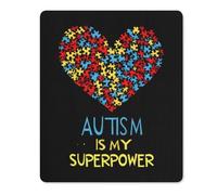 Tapis De Souris Autism is My Superpower sous-Main Glissement Facile Tapis Souris Portable Mouse Pad pour Gaming Ordinateur Bureau XL