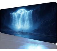 Tapis de Souris Automne Tapis de Souris Gaming xxl 600x300x3mm, Rêve Mouse Pad Imperméable et Antidérapant les Bords à Double Couture Assurent Durabilité, Tandis Tissu Microfibre Cadeaux Homme N1-1150