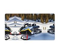 Tapis de souris avancé en caoutchouc pour motoneige extra large, 40,6 x 74,9 cm, forte adhérence, durable, adapté à de nombreuses occasions