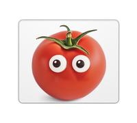 Tapis de souris avec bords cousus imperméable avec base en caoutchouc antidérapant « I Love You from My Head Tomates » - Tapis de souris lavable pour ordinateur portable, bureau, maison - 25 x 30 cm