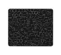 Tapis de souris avec bords cousus - Imperméable - Base en caoutchouc antidérapant - Illustration scientifique chimie - Pour ordinateur portable, bureau, maison - 25 x 30 cm