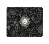 Tapis de souris avec bords cousus - Imperméable - Base en caoutchouc antidérapant - Inspiration surnaturelle - Tapis de souris lavable pour ordinateur portable, bureau, maison - 25 x 30 cm