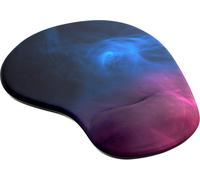 Tapis De Souris Avec Coussin En Gel - Repose-Poignet Gaming - Mousepad Wrist Rest - Confort Avec Repose Poignets Ergonomique En Gel, Hydrofuge Et Lavable, Pc Laptop Notebook, Fum[ZHUJ4093]