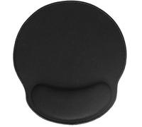 Tapis de souris avec coussin en gel - Tapis de souris ergonomique de 26x23cm avec bords Tapis cousu de souris avec repos-mains pour une douceur