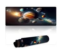 Tapis de Souris avec dégradé Aurora Enveloppant la Zone du Clavier pour Un positionnement précis sans Glissement Bord verrouillé pour Une résistance aux Rayures et sans gondolage Conception