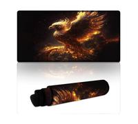 Tapis de Souris avec dégradé Aurora Enveloppant la Zone du Clavier pour Un positionnement précis sans Glissement Bord verrouillé pour Une résistance aux Rayures et sans gondolage Conception